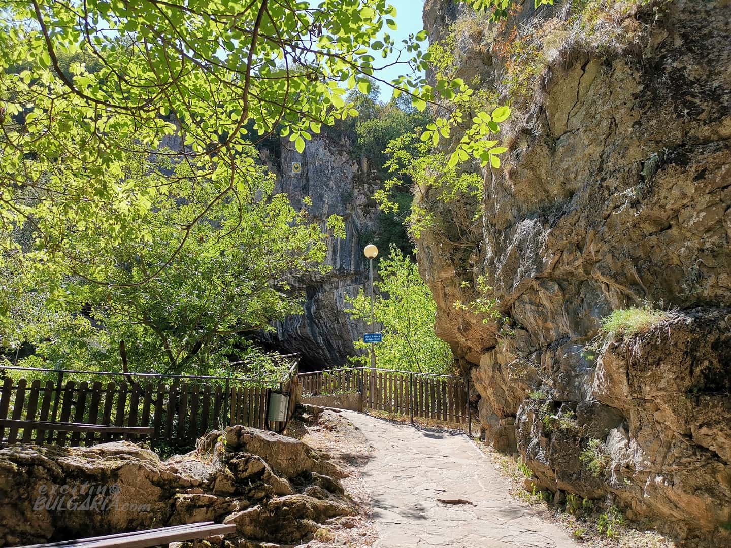 Near the entrance of the Bacho Kiro cave