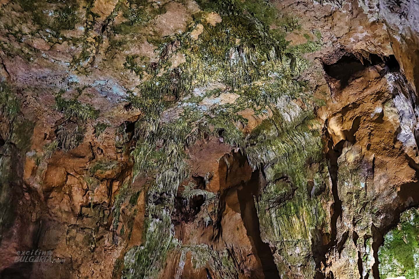 Formations in the Bacho Kiro cave