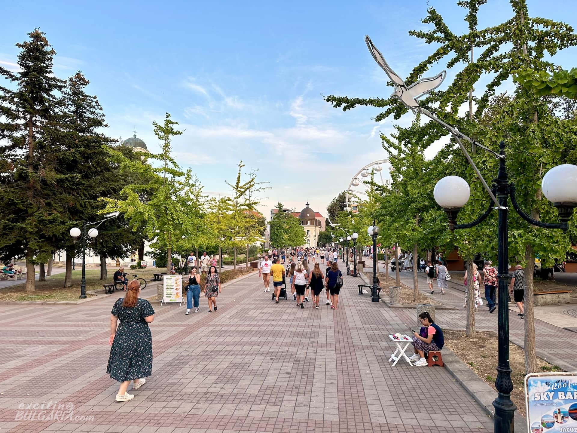 Pomorie-promenade