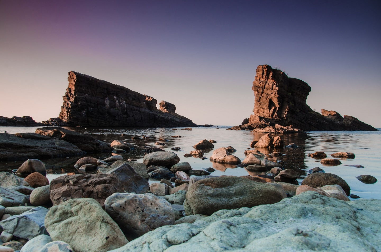The Stone Ships rock formation in Sinemorets, Bulgaria